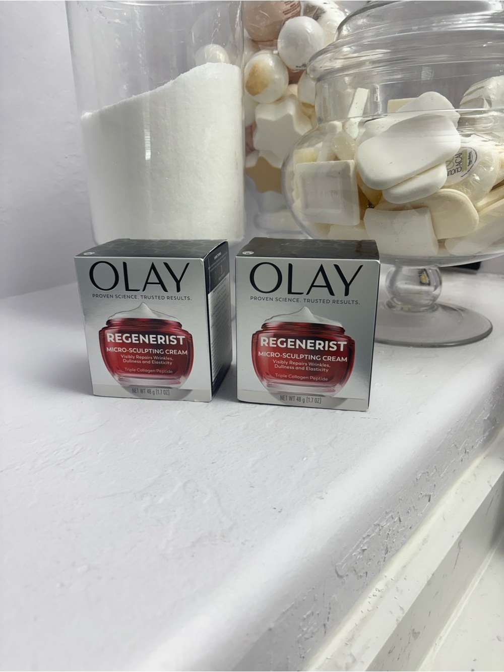 2 Olay Regenerist Microsculpting Cream NIP